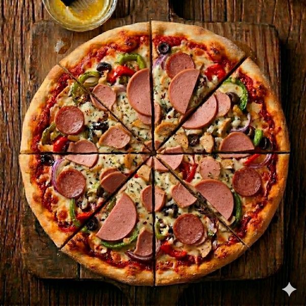 Chicken Salami Pizza